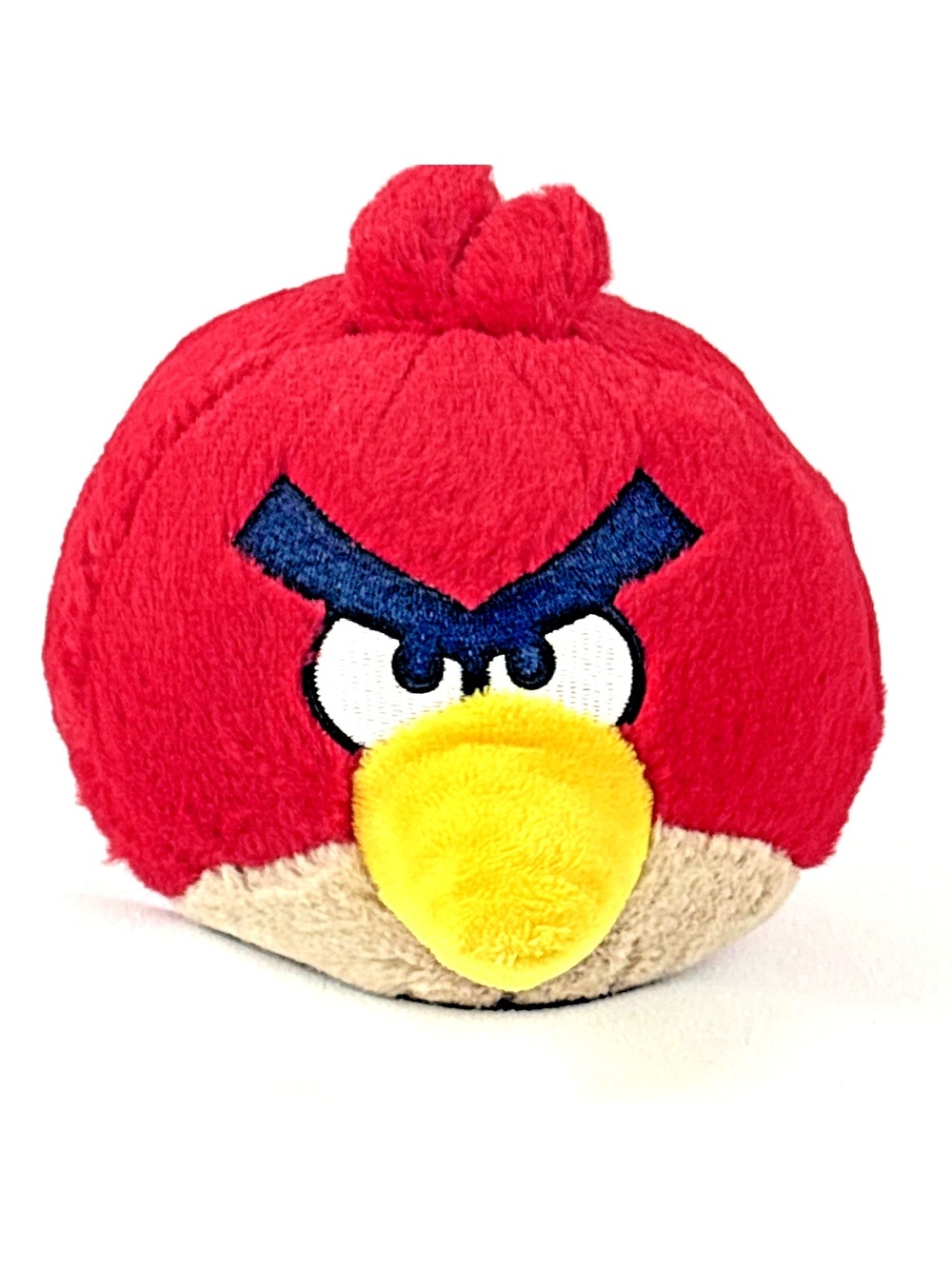 Angry Birds 5” Red Bird Plush Stuffed Animal Toy Commonwealth No Sound 2010